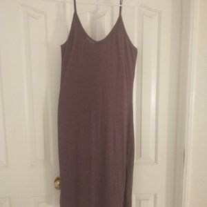 Tentree knit tank dress, mauve